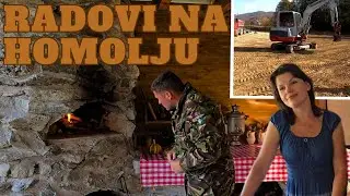 Zemljani radovi na selu. Jaruga i jezerce...