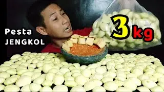 MUKBANG JENGKOL ‼️ 3 kg JENGKOL mentah, Mukbang Lalapan Mentah, Thailand food, Thai Mukbang