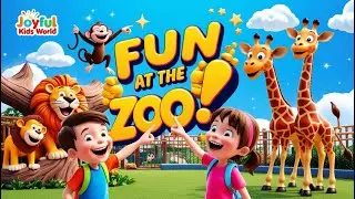 Zoo Adventure Song for Kids, Fun Animal Sounds & Learning at the Zoo | Joyful Kids World #kidsvideo