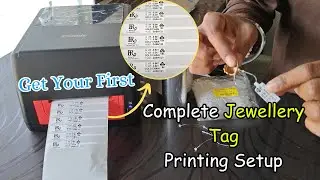 Best Jewellery Barcode Printing Setup for Shop Owners | Easy & Fast Printing! |Dcode Printer|