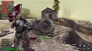 Power armor suit win.