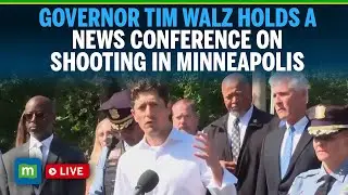 Minnesota Governor holds a news conference on the shooting at Annunciation Catholic School | N18G