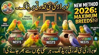 Natural life,￼ This new method for breeding lovebirds, lovebird breeding tips,￼ breeding cage