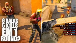 CSR usa 6 BALAS de DEAGLE e faz 6 K1LLS no mesmo ROUND