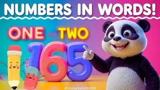 Numbers Spellings 1&ndash;10 🔢📘 | Learn Numbers in Words with Panda Pogo | Brainy Bunch TV566