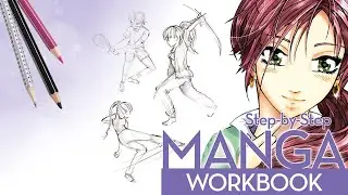 Step-by-Step Manga Workbook (Book Flip Through)