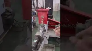 High quality floating fish feed pellet machine#fishfeed #floatingfeedpellet #fishing #fishfarming