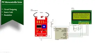 Reed switch Interfacing with PIC16F628A | Simulation | Magnetic Field Detection