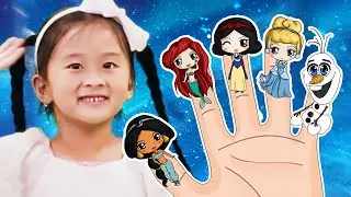 Baby Disney Princess & Frozen Finger Family | Disney | Nursery Rhymes | DoReMi Kids Songs