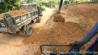 M&aacute;y X&uacute;c Nhỏ Tập 1460. X&uacute;c Đất Đỏ L&ecirc;n Xe &Ocirc; T&ocirc; V&agrave; Sửa Ta Luy Dương L&agrave;m Cốt Đường Để Đổ B&ecirc; T&ocirc;ng