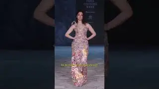 Rahul Mishra &lsquo;Ch&eacute;rie&rsquo; floral gown  #tamannaahbhatia #tangyan #runway #couture