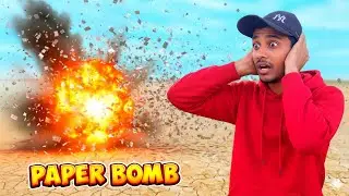 Home Made Paper Bomb 💣 | Safe Home Experiment