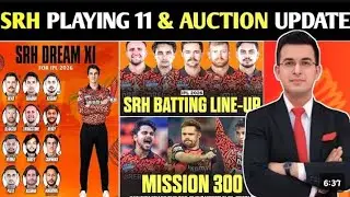 IPL 2026: SRH की Quiet लेकिन Deadly Auction Strategy | Best Playing XI + Full Analysis&hearts;️