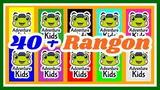 🐸 AdventureKids हिंदी | رنگوں اردو 40 🔴🟡🟢🔵🟣 | नर्सरी की शिक्षा | نرسری کی تعلیم | सीखें और मज़ा करें