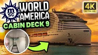 Первый взгляд на каюту MSC World America на палубе 9! | Круизные приключения Tall Man's