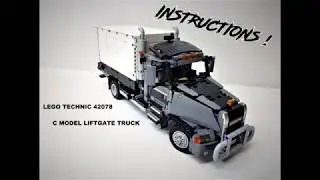 LEGO TECHNIC 42078 - LIFTGATE TRUCK(D MODEL) - INSTRUCTIONS!