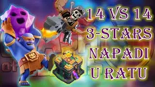Upotreba Super Bowlera, Dragon Ridera i Minera u CW - Clash of Clans