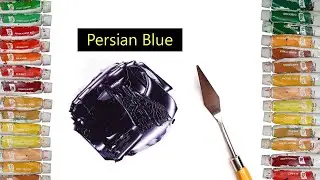 How To Make Persian Blue Color - Mixing Acrylic Colors