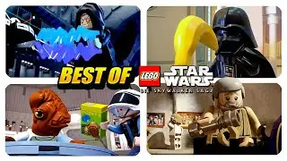 Best of: Lustige Szenen aus Lego Star Wars Die Skywalker Saga! - Episode 4-6