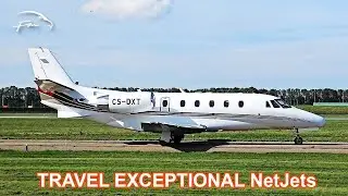 ▶️ Exceptional Travel: NetJets Citation XLS, Lelystad Runway, Intense Sound Immersion