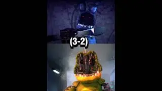 Withered Bonnie vs Withered Happy Frog| Fnaf 2 vs Fnaf 6| #fnaf