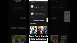 Cara Baca Komik Sub Indonesia Gratis