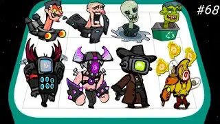 Merge Skibidi Toilet Monster - Merge Skibidi vs Titan Tv Man Multiverse - Merge Monster Rampage