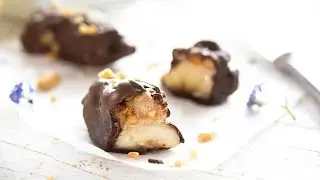 Healthy Snickers Ice Cream Bars