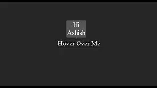 Tool Tip Hover Button Design HTML and CSS || Pure CSS.