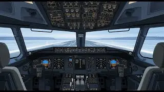 Boeing 747-400 Takeoff in Heavy Snow ❄️ | Real Cockpit View | Powerful 747 Departure