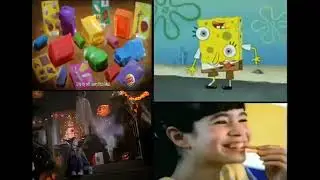 All 4 anime/animation on commercial Burger King Toys #1 