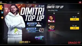 New Top up Event Free Fire | Dimitri Top Up | kesa hai ? Lena chaiye? | Max level Dimitri