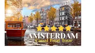 Амстердам, НИДЕРЛАНДЫ, ТУР НА ЛОДКЕ ПО КАНАЛАМ #Амстердам #CanalBoatTour #Нидерланды #tjinap