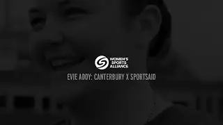 Evie Addy | Canterbury x SportsAid | Athlete Media Training | Women's Sports Alliance