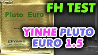 medium pips Yinhe PLUTO EURO 1.5 mm test - FH chop, drive, smash