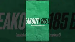 BREAKOUT 185 BPM x Metalcore x Posthardcore Type Beat #metalcoretypebeat #бака #bseojoon