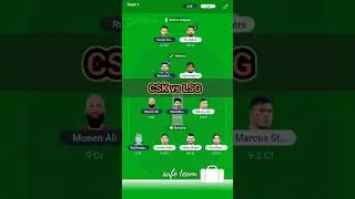 CSK vs LSG dream11 team prediction today match | lsg vs csk team prediction #cricket #ipl #csk #lsg