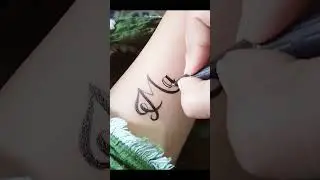 Manoj name tattoo design 🌸 #latest #tattoo #trending #tattooideas #shorts #nametattoo #new