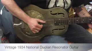 Vintage 1930's National Duolian Resonator Guitar