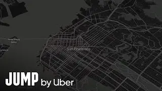 JUMP Bikes - San Francisco February Rides Visualization | JUMP by Uber