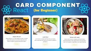 How to Make Cards in ReactJS with Bootstrap 5 | Beginner Web Dev Project