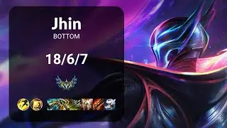 Jhin vs Jinx BOTTOM - KR CHALLENGER Patch 14.23