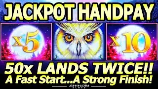 JACKPOT HANDPAY! 50x Multiplier Lands Twice for a HUGE WIN! Fast Fortune TimberWolf Deluxe @Yaamava