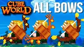 ALL BOW STYLES (Common to Legendary) IN CUBE WORLD 2019 !!