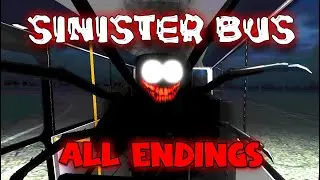Sinister Bus [HORROR] - All Endings - All Badges [Roblox]