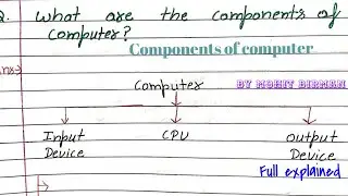 Basic Components of Computer | Input, Output Devices & CPU Explained in Hindi | mohit birman