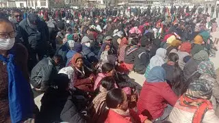 peacefull Protest by Apex body Leh, Ladakh