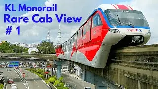 Kuala Lumpur KL Monorail Rare Cab View Ep 01 : KL Sentral - Bukit Bintang