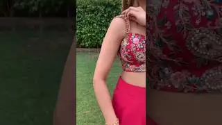 अमरेला प्लाजो शारारा डिजाइन 🩷 Crop Top With Long Jacket 🧥#dressdesign #shortvideo #umbrellaplazo