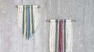 DIY : Wall art with yarn by Søstrene Grene